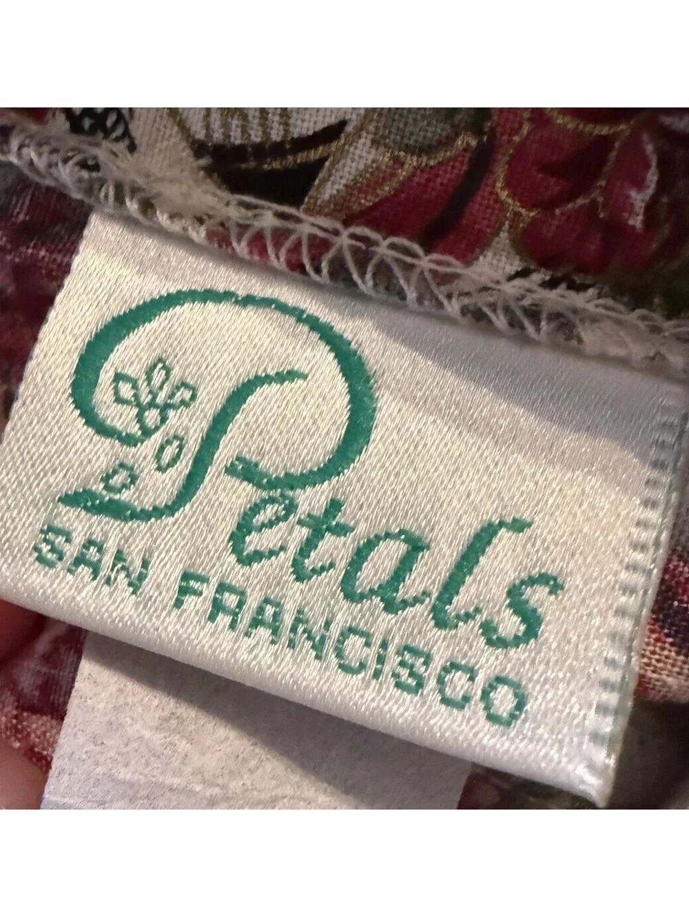 Petals San Francisco Vintage Girls Holiday Dress 1990s Made In USA READ 18 Month